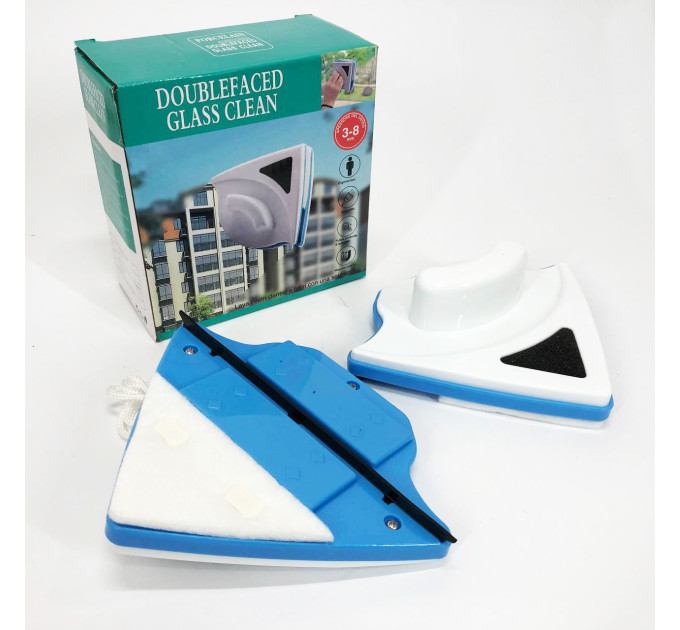 Щетка магнитная для мытья стекол с двух сторон Doublefaced Glass Clean