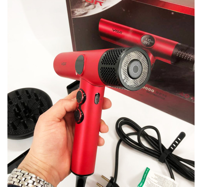 Фен профессиональный VGR V-401 RED