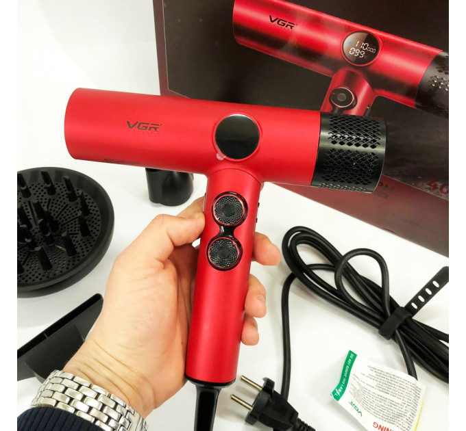 Фен профессиональный VGR V-401 RED