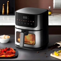 Аэрогриль Rainberg RB-2268 4200W аэрофритюрница безмасляная без масла с регулировкой температуры 8 л