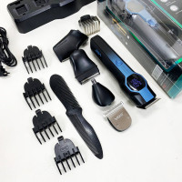 Набор для стрижки VGR V-173 BLUE 13 в 1