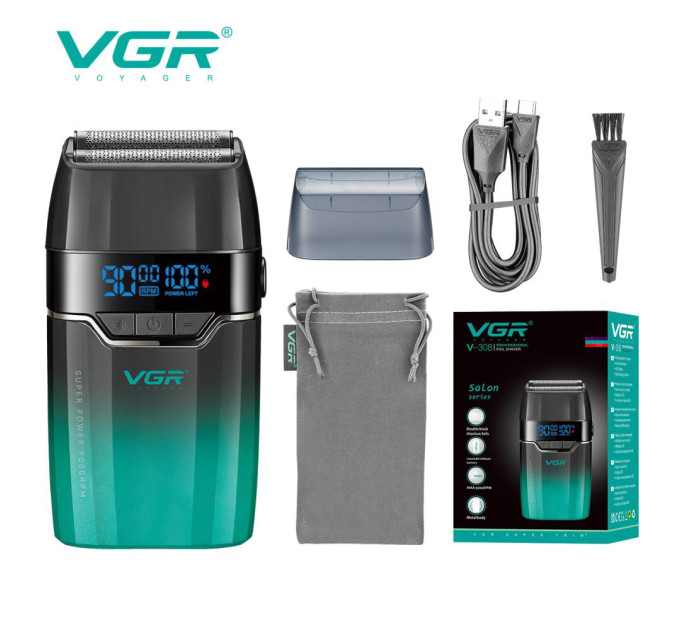 Електробритва VGR V-308 GREEN шейвер