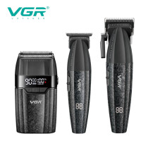 Комплект триммеров  VGR 3 в 1 V-640 S3 BLACK для ухода за бородой и волосами