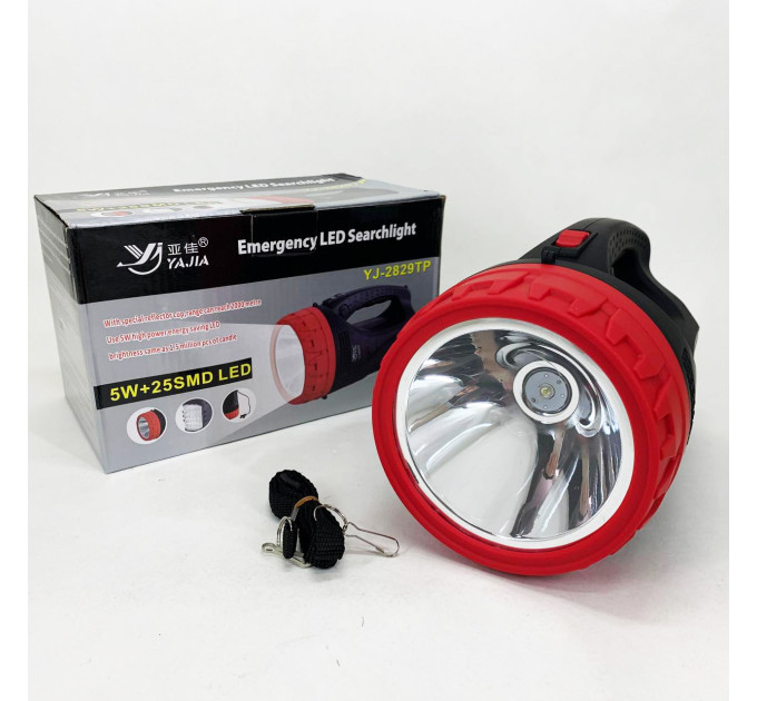 Фонарь переносной Luxury 2829-5W+25LED