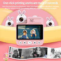 Детский фотоаппарат мгновенной печати JD30 PINK