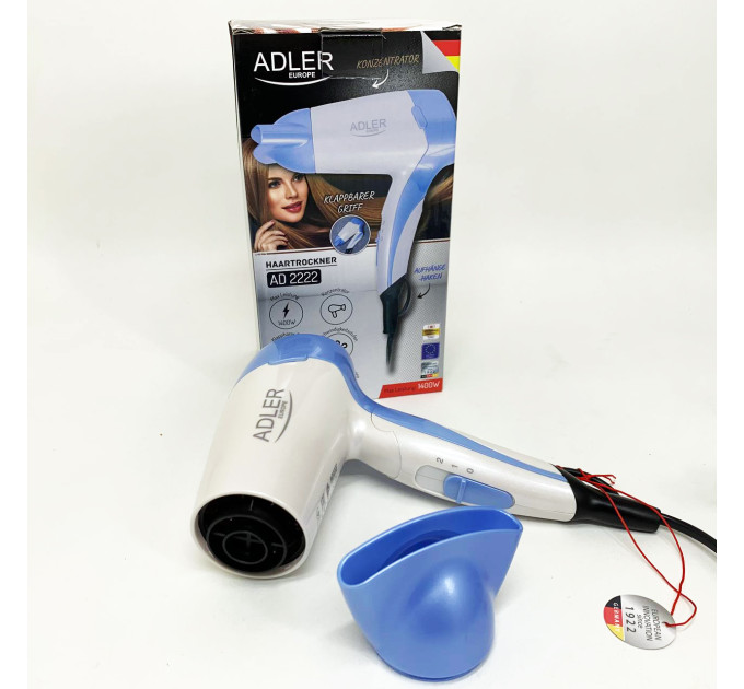 Фен Adler AD 2222 1200Вт 2 швидкості