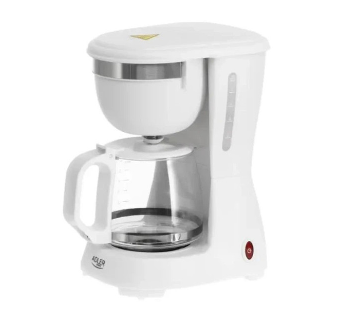 Кофеварка капельная Adler AD 4381 белая 600 Вт 0,6 л