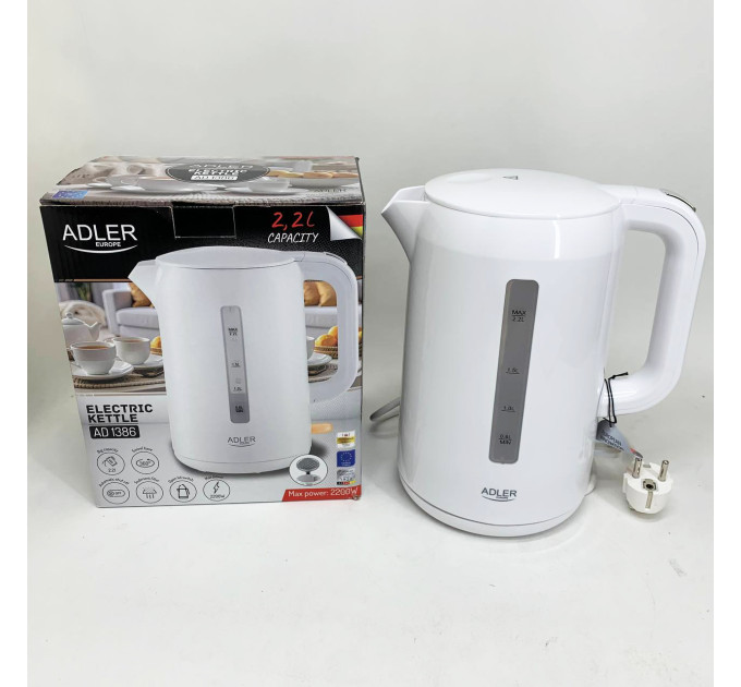 Електричний чайник Adler AD 1386 2.2л 2200Вт