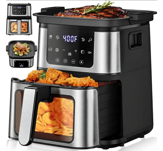 Аэрогриль Domotec MS-3225 3800Вт 7л многофункциональный с регулировкой температуры