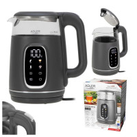 Чайник Adler AD 1305 з регулюванням температури 1.7Л 2200Вт Gray