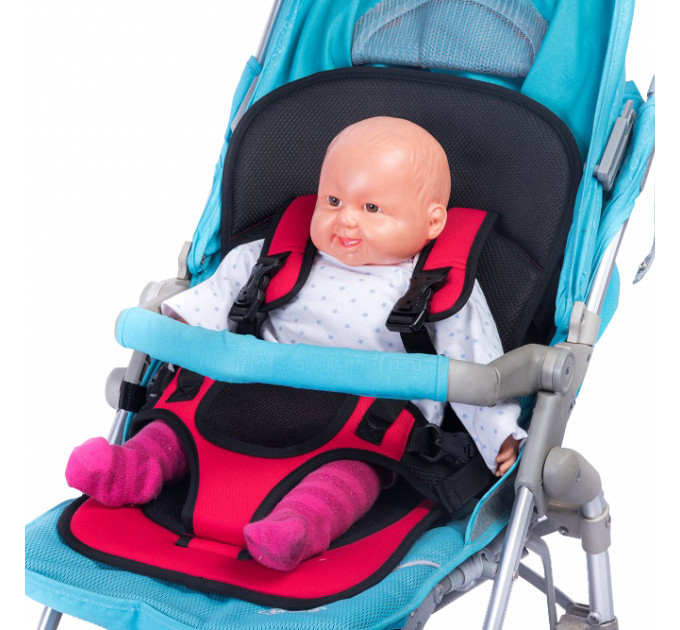 Дитяче автокрісло Multi Function Car Cushion до 5 років. Колір червоний