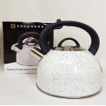 Чайник зі свистком Edenberg EB-1440 з мармуровим покриттям 2.5л White