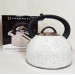 Чайник зі свистком Edenberg EB-1440 з мармуровим покриттям 2.5л White