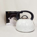 Чайник зі свистком Edenberg EB-1440 з мармуровим покриттям 2.5л White