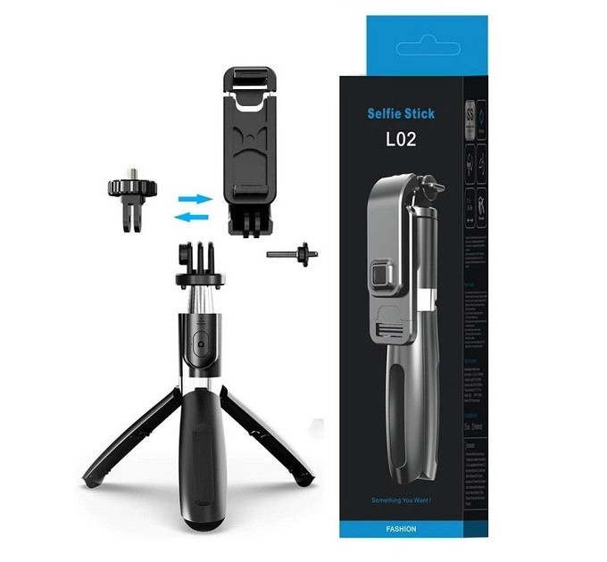 Селфи палка - Универсальный штатив тренога для телефона Selfie Stick L02 Bluetooth