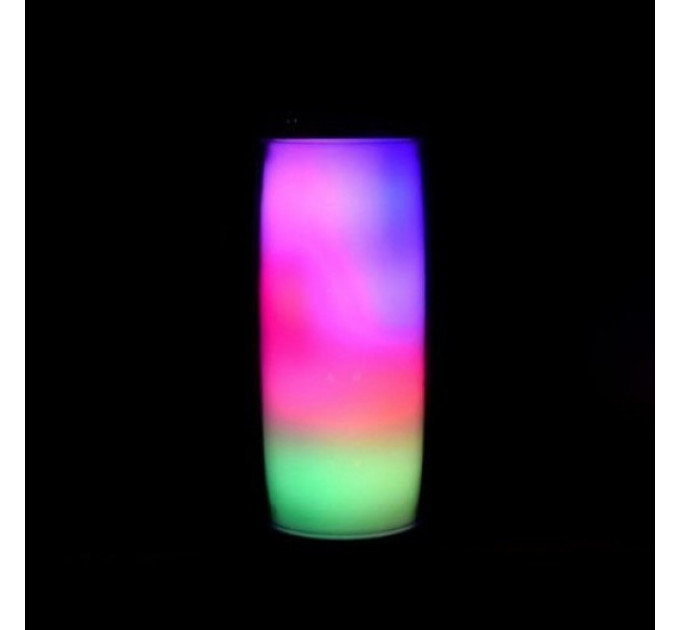 Портативна bluetooth колонка вологостійка з різнокольоровою підсвіткою. TG-157 Pulse