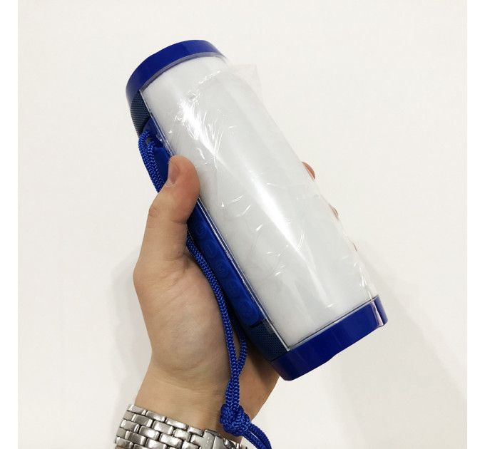 Портативна bluetooth колонка вологостійка з різнокольоровою підсвіткою. TG-157 Pulse