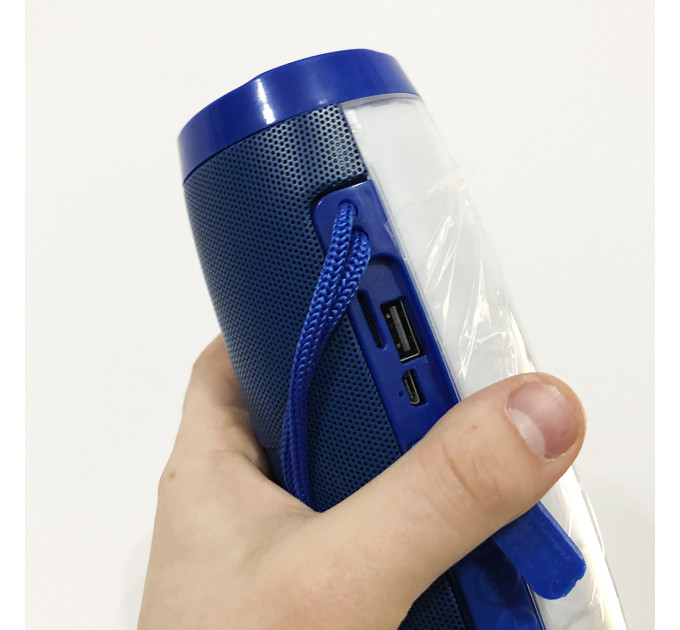 Портативна bluetooth колонка вологостійка з різнокольоровою підсвіткою. TG-157 Pulse