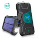 Портативне зарядне Solar power bank with LED light 20000mAh