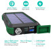 Портативне зарядне Solar power bank with LED light 20000mAh