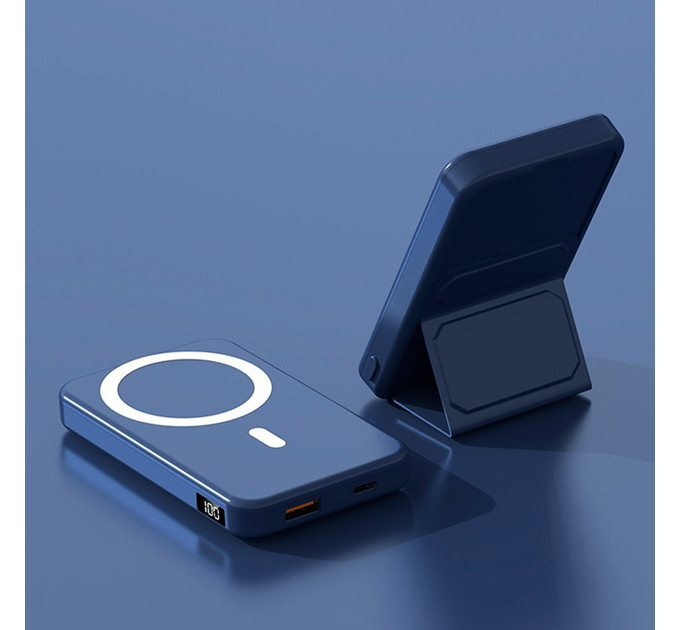 Зовнішній повербанк 2in1 MagSafe Power Bank with stand 10000mAh