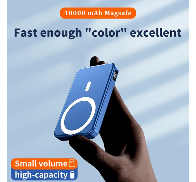 Зовнішній повербанк 2in1 MagSafe Power Bank with stand 10000mAh