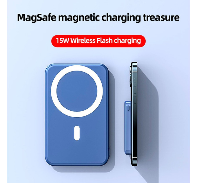 Зовнішній повербанк 2in1 MagSafe Power Bank with stand 10000mAh