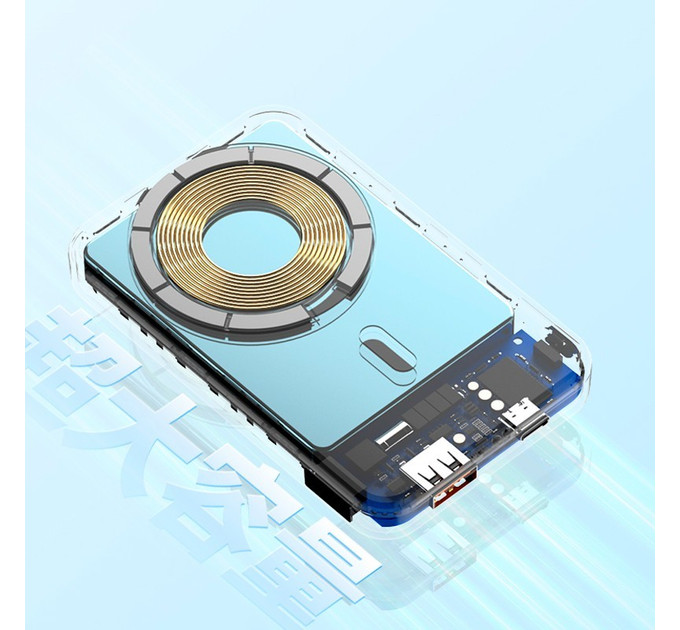 Зовнішній повербанк 2in1 MagSafe Power Bank with stand 10000mAh