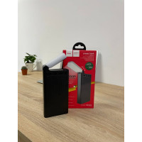 Повербанк с фонарем Hoco 30000mAh черный