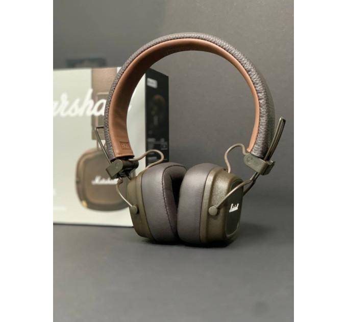 Беспроводные наушники Marshall Major IV Brown (коричневые)