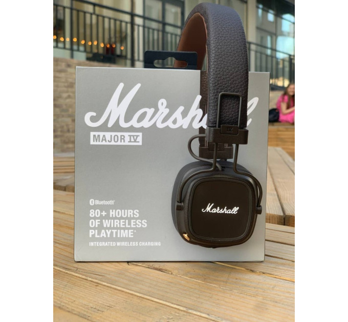 Беспроводные наушники Marshall Major IV Brown (коричневые)