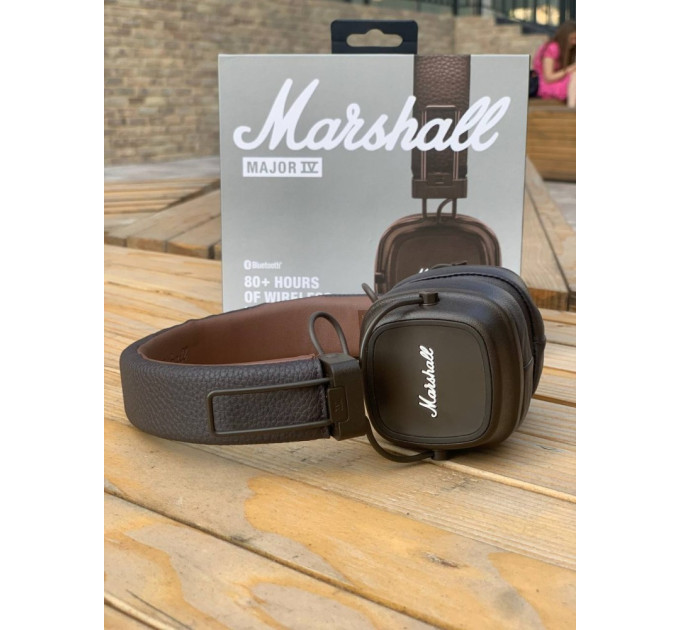 Беспроводные наушники Marshall Major IV Brown (коричневые)