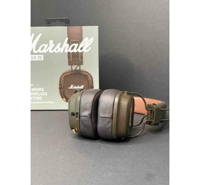 Беспроводные наушники Marshall Major IV Brown (коричневые)