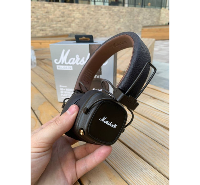 Беспроводные наушники Marshall Major IV Brown (коричневые)