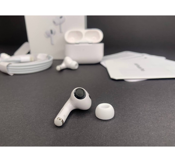 Найкращі навушники Air Pods Pro 2 з шумопоглинанням Lightning Білі