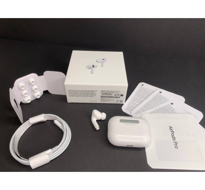 Найкращі навушники Air Pods Pro 2 з шумопоглинанням Lightning Білі