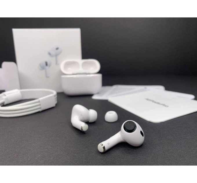 Навушники Air Pods Pro 2 Type-C з шумопоглинанням Type-C Білі