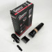 Акумуляторна машинка для стрижки волосся Gemei GM-6042, окантувальна машинка Black