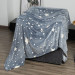 Плед, що світиться в темряві, плюшеве покривало Blanket kids Magic Star 150х100 см флісова ковдра Gray