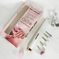 Фрезер для манікюру та педикюру Flawless Salon Nails, фрезер ручний для манікюру Pink