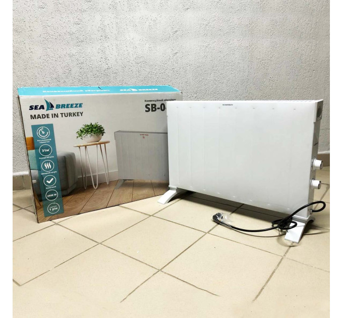 Конвектор SeaBreeze SB-042 2500 Вт, Конвекторні обігрівачі для дому 2500w, Електроконвектор