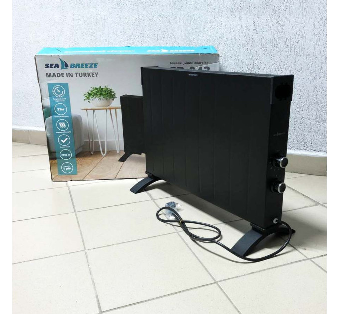 Конвектор SeaBreeze SB-043 2500 Вт, Електрообігрівач конвектор, Конвекторний обігрівач підлоговий