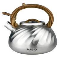 Чайник Magio MG-1194 3 л зі свистком, чайник зі свистком для індукційної плити, чайник газовий