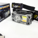 Ліхтар налобний YY-19B-3SMD+2COB(white+yellow+red), Налобний ліхтарик із usb зарядкою