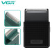 Електробритва VGR V-376 BLACK шейвер, Бюджетна машинка для стрижки бороди, Бездротова електробритва