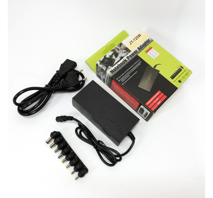 Адаптер для NoteBook Universal MY-120W універсальний зарядний пристрій для ноутбука