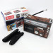 Радіоприймач портативне радіо Golon RX-381 акумуляторний ретро стовпчик usb sd mp3 fm Brown