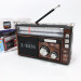 Радіоприймач портативне радіо Golon RX-381 акумуляторний ретро стовпчик usb sd mp3 fm Brown