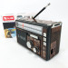 Радіоприймач портативне радіо Golon RX-381 акумуляторний ретро стовпчик usb sd mp3 fm Brown
