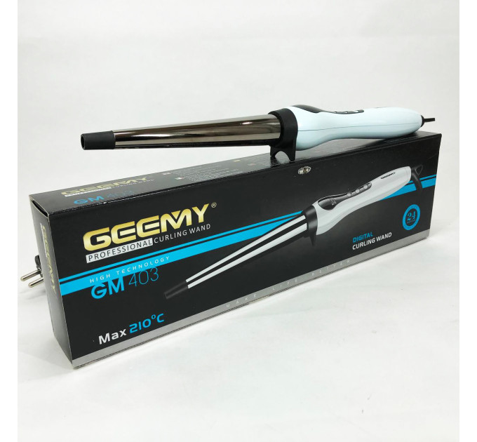Конусна професійна плойка для локонів Gemei GM-403
